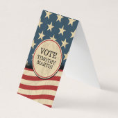 米国国旗 名刺 (正面)