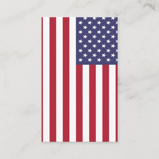 米国国旗 名刺 (正面)