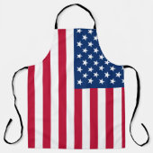 米国国旗 – 垂直 エプロン (正面)