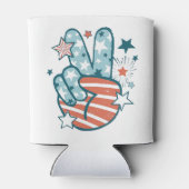 米国国旗「平和」 缶クーラー (裏面)