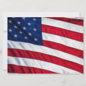 米国国旗 招待状 (裏面)