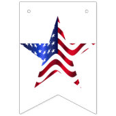 米国国旗、星、青、白 バンティングフラッグ (第3の旗)