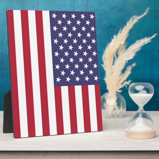 米国国旗 – 本格的スケール「G-spec」 フォトプラーク (側面)