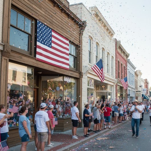 米国国旗 横断幕