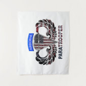 米国国旗 – 空挺空挺部隊 タペストリー (正面)