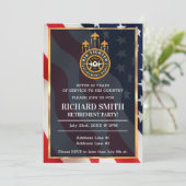 米国国旗/空軍引退招待状 招待状 (スタンド正面)