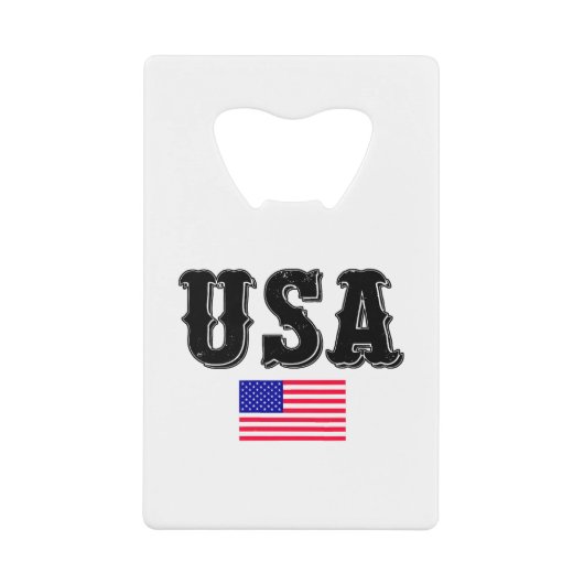 米国国旗 – 米国国旗 – アメリカ – アメリカ合衆国国旗 クレジットカード栓抜き (正面)