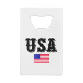 米国国旗 – 米国国旗 – アメリカ – アメリカ合衆国国旗 クレジットカード栓抜き (裏面)