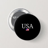 米国国旗 – 米国国旗 – アメリカ – アメリカ合衆国国旗 缶バッジ (正面&裏面)