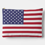 米国国旗、米国国旗、米国国旗 アクセサリーポーチ (正面)
