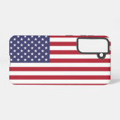 米国国旗、米国国旗、米国国旗 SAMSUNG GALAXYケース (裏面横)