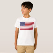 米国国旗、米国国旗、米国国旗 Tシャツ (正面フル)