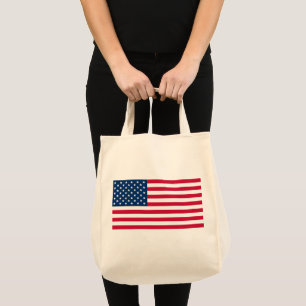 米国国旗 – 米国 – 愛国 –  トートバッグ