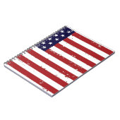 米国国旗、米国/米国 ノートブック (左側)