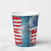 米国国旗 紙コップ (正面)