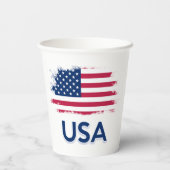 米国国旗 紙コップ (裏面)