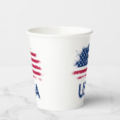 米国国旗 紙コップ (左)