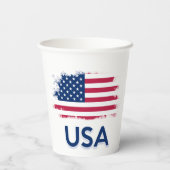 米国国旗 紙コップ (裏面)