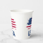 米国国旗 紙コップ (右)