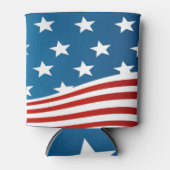 米国国旗 缶クーラー (正面)