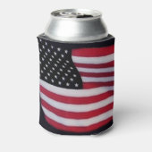 米国国旗 缶クーラー (缶裏面)