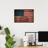 米国国旗 – 色の意味 ポスター (ホームオフィス)