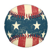 米国国旗 野球ボール (正面)