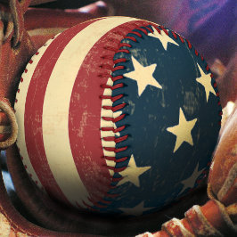 米国国旗 野球ボール