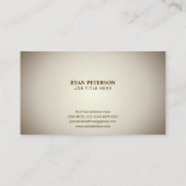 米国国旗 |金ゴールド四角形 |ヴィンテージ背景 名刺 (裏面)