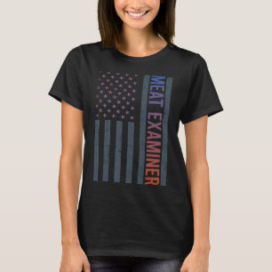 米国国旗 – 食肉調査団 Tシャツ