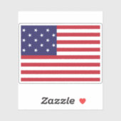 米国国旗（1795年～1818年） シール (シート)