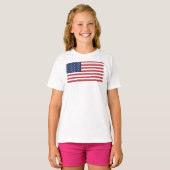 米国国旗–26976 Tシャツ (正面フル)