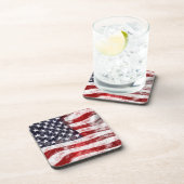 米国国旗、7月4日コースターのセット コースター (右側)