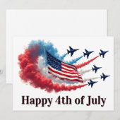 米国国旗、7月4日 シーズンカード (正面/裏面)