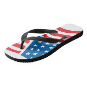 米国国旗 – 7月4日 ビーチサンダル (アングル)