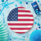 米国国旗 | 7月4日 ペーパープレート (パーティー)