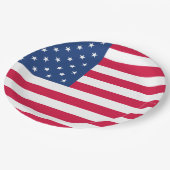 米国国旗 | 7月4日 ペーパープレート (アングル)