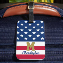 米国国旗 | 7月4日 |名前とモノグラム