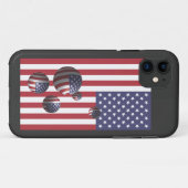 米国国旗 Case-Mate iPhoneケース (裏面(横))