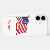 米国国旗 Case-Mate iPhoneケース (裏面 (横))