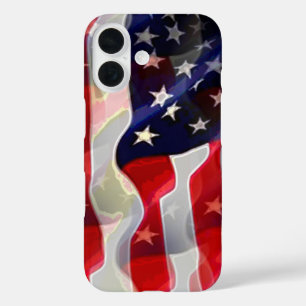 米国国旗 iPhone 16ケース