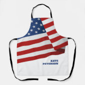 米国国旗 | Insignia |アーポップ・アートのト エプロン (正面)
