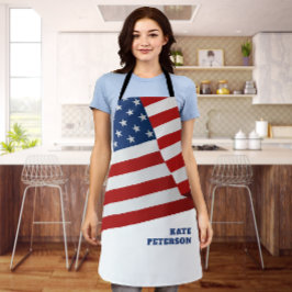米国国旗 | Insignia |アーポップ・アートのト エプロン