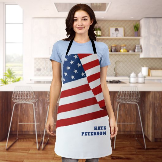 米国国旗 | Insignia |アーポップ・アートのト エプロン