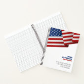 米国国旗 | Insignia |アーポップ・アートのト ノートブック (内部)