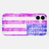 米国国旗 iPhoneケース (裏面横)
