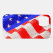 米国国旗 iPhoneケース (裏面横)