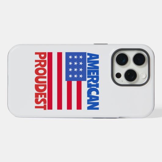 米国国旗 iPhoneケース (裏面横)