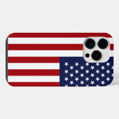 米国国旗 iPhoneケース (裏面横)