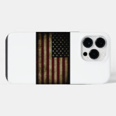 米国国旗 iPhoneケース (裏面横)